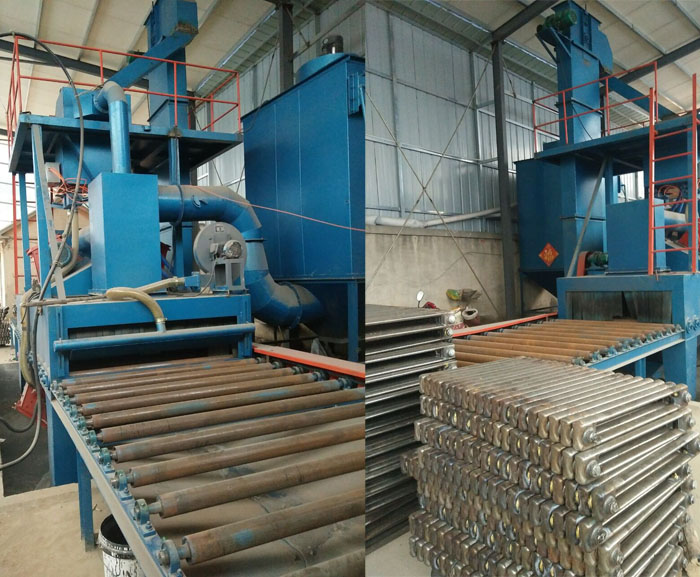 使用過程當中的拋丸機 使用過程當中的拋丸機