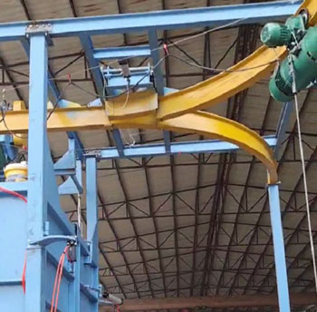 雙吊鉤式拋丸機好還是單吊鉤式拋丸機好？