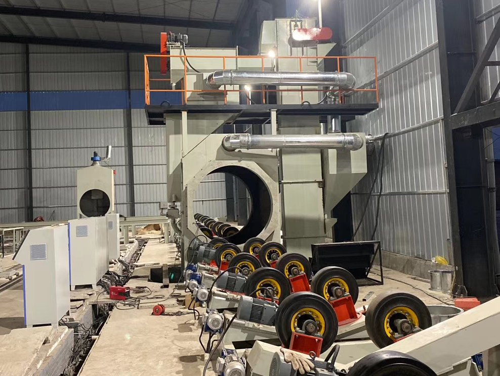 鋼管外壁通過式拋丸機 鋼管外壁通過式拋丸機